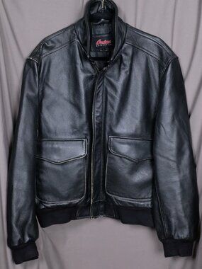 Indian Motorcycle Leather Jacket Large - Made in Canada